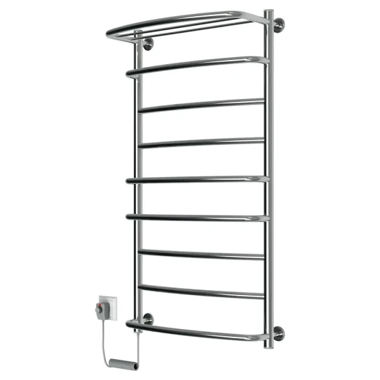 SHOP AKD::Рушникосушка електрична Елна  Каскад з полкою-8 (810 Х 530 Х 290) нерж  л/п