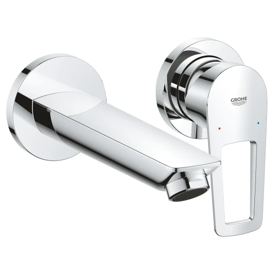 SHOP AKD::Змішувач для раковини GROHE BauLoop одноважільний ,на 2 отвори,прих.мон.