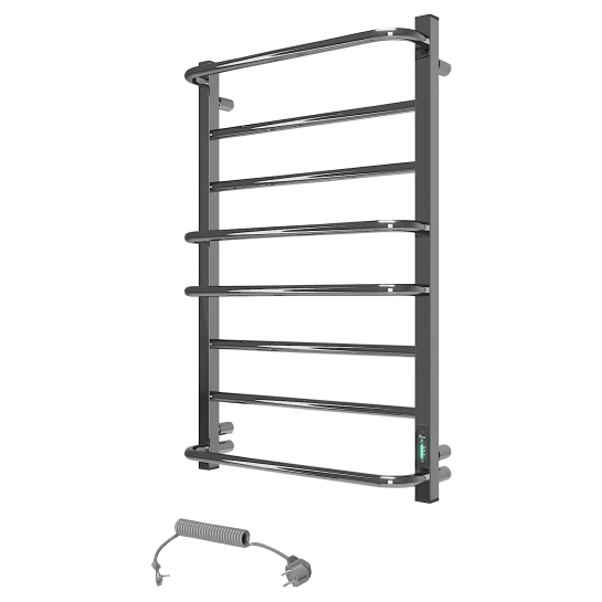 SHOP AKD::Рушникосушка електрична Елна  Каскад Люкс-8 (810 Х 530 Х 155) нерж Димер