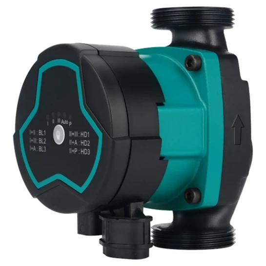 SHOP AKD::Насос циркуляційний AQUATICA енергозберігаючий 5-25Вт Hmax 4м Qmax 47л/хв Ø1½" 130мм + гайки Ø1"