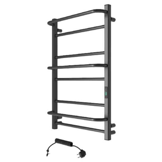 SHOP AKD::Рушникосушка електрична Елна  Анастасія-8 (810 Х 530 Х 155) чорна Димер