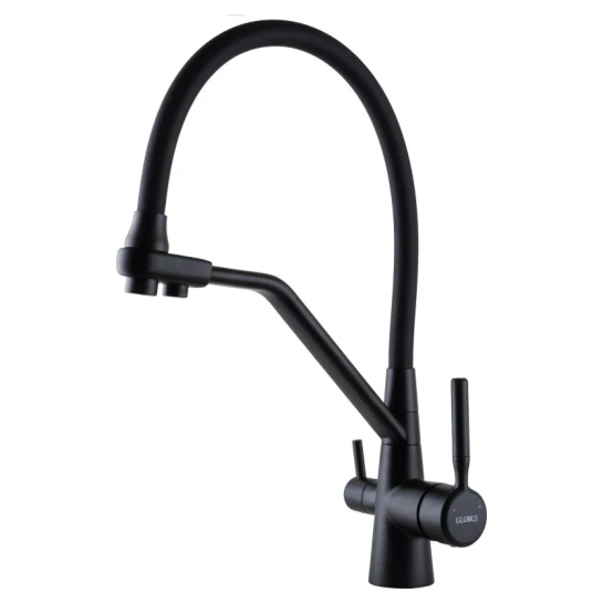 SHOP AKD::Змішувач кухонний Globus Lux під осмос GLLR-0800-10-01 чорний