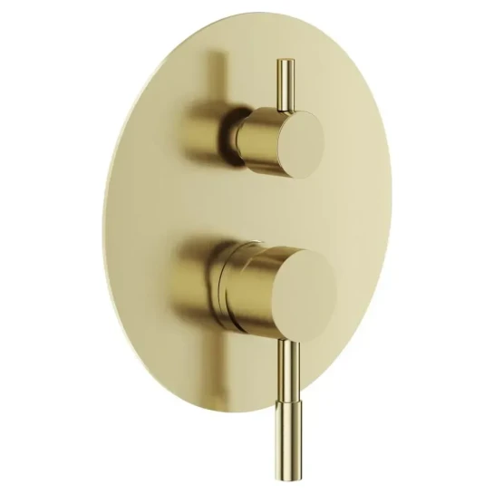 SHOP AKD::Змішувач для ванни VOLLE CRUZE прихованого монтажу, золото