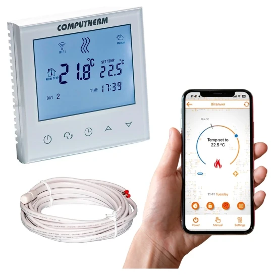 SHOP AKD::Терморегулятор для теплої підлоги COMPUTHERM E280 Wi-Fi (8А)