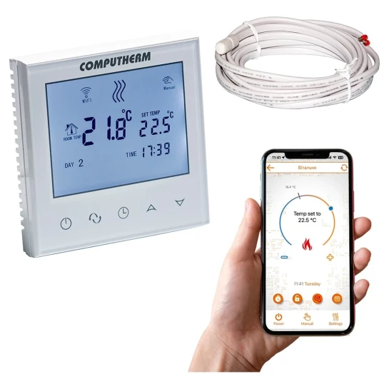 SHOP AKD::Терморегулятор для теплої підлоги COMPUTHERM E230 Wi-Fi (16А)