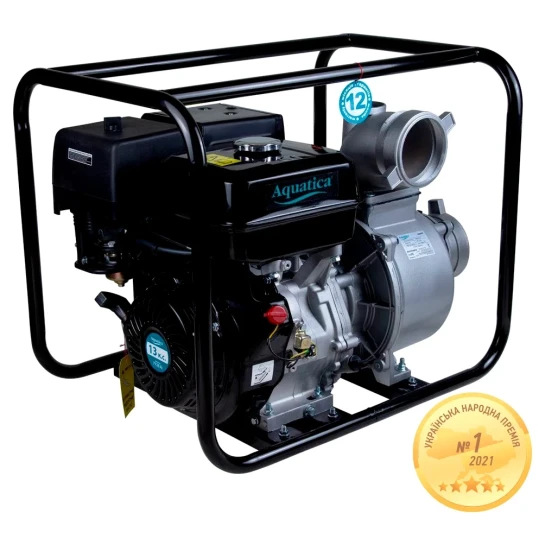 SHOP AKD::Мотопомпа AQUATICA 18л.с. Hmax 35м Qmax 120м³/ч (4-ех тактний)