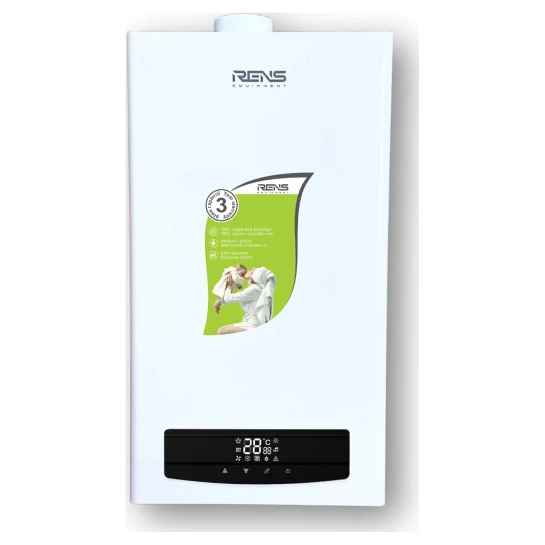 SHOP AKD::Котел газовий RENS RCB-024 24 кВт двоконтурний конденсаційний з димоходом