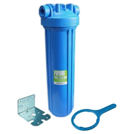 SHOP AKD::Фiльтр-колба ATLAS DP BIG AB 1 1/2" IN 20" 45С 8,3 bar KIT (блакитна)