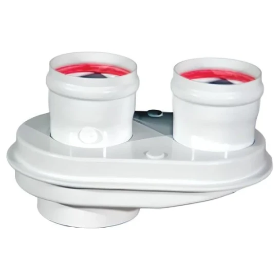 SHOP AKD::Адаптер моноблочний Ø60/100-80/80 Vaillant, Ariston,Protherm,Saunier Duval,C&M