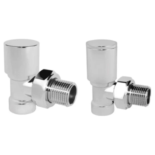 SHOP AKD::Комплект радіаторних кранів Idmar 419 кутовий хром