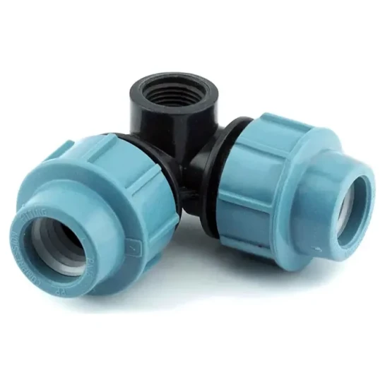 SHOP AKD::Коліно з'єднувальне Santehplast  ПЕ 32x32x3/4" бічна внутрішня різьба