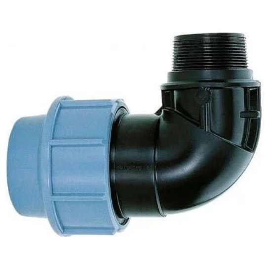 SHOP AKD::Коліно SantehPlast ПЕ 63x1"1/2 зовнішня різьба