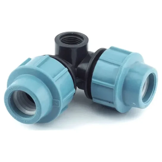 SHOP AKD::Коліно з'єднувальне Santehplast  ПЕ 32x32x1/2" бічна внутрішня різьба