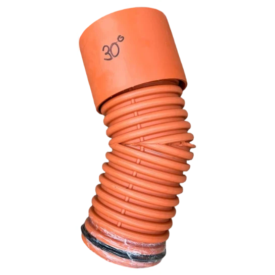 SHOP AKD::Коліно каналізаційне IPIast-cor 110х30° гофроване