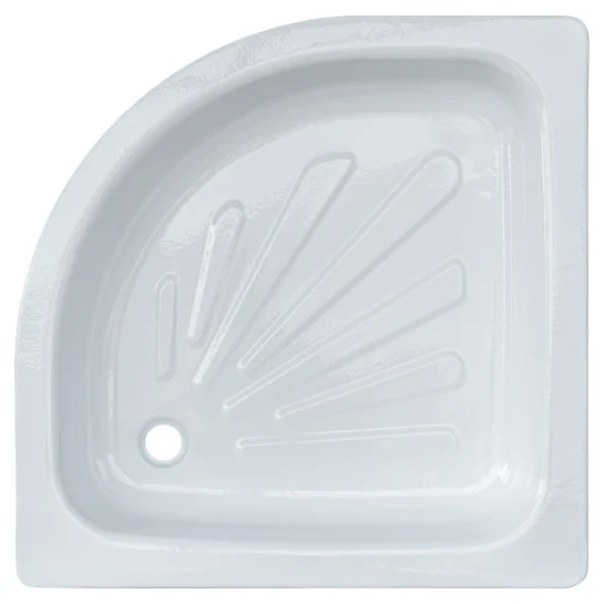 SHOP AKD::Піддон сталевий RONDO 90x90 напівкруглий