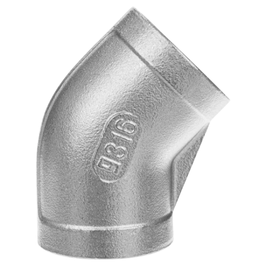 SHOP AKD::Кутник GEBO 3/4" ВВ 45*  нержавійка