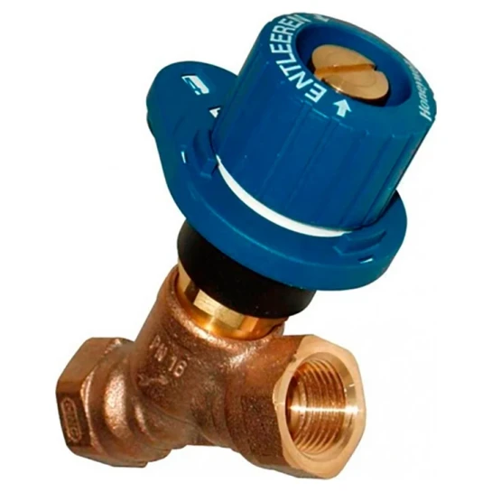 SHOP AKD::Клапан балансувальний HONEYWELL Kombi-3 plus dn25 1" голуба ручка