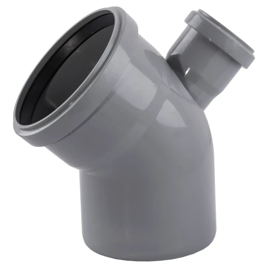 SHOP AKD::Коліно каналізаційне VSplast 110х45° +50х90°х135 вертикальне