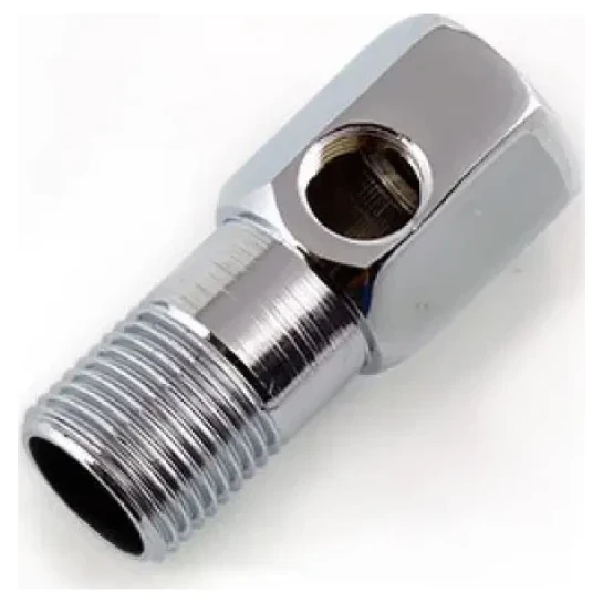 SHOP AKD::Адаптер з відводом 1/2" РЗ х 1/2" РВ х 1/4" РВ, довжина 60 мм.