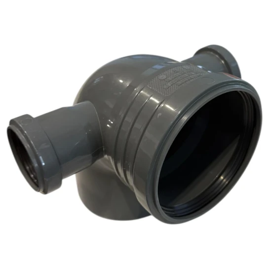 SHOP AKD::Коліно каналізаційне REIGER TS 110 50х50х90 °х90°х 90°два відведення