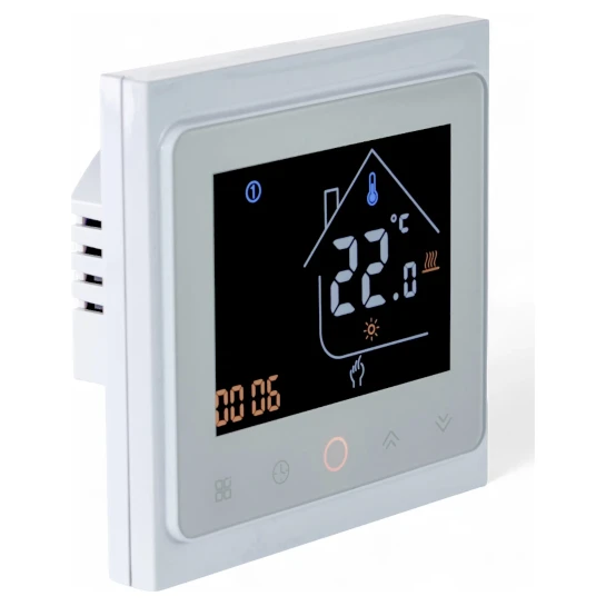 SHOP AKD::Термостат Tervix Proline з ZigBee, для теплої/електр/водяної підлоги, білий