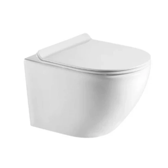 SHOP AKD::Унітаз підвісний ROUND Smart з сидінням Soft-closet (змив торнадо 3.0) без лого