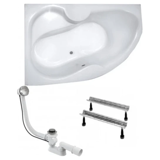 SHOP AKD::Ванна акрилова KOLLER POOL Montana 170х105 см. L сифон + ніжки