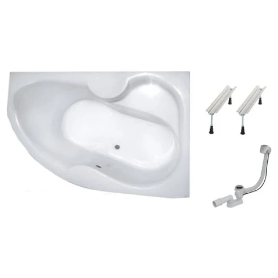 SHOP AKD::Ванна акрилова KOLLER POOL Montana 170х105 см. P сифон + ніжки