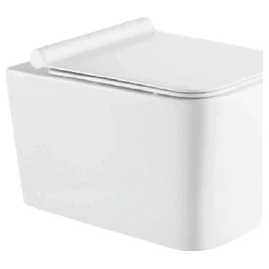 SHOP AKD::Унітаз підвісний KOLLER POOL KVADRO з сидінням Soft-close з функцією Tornado 3.0