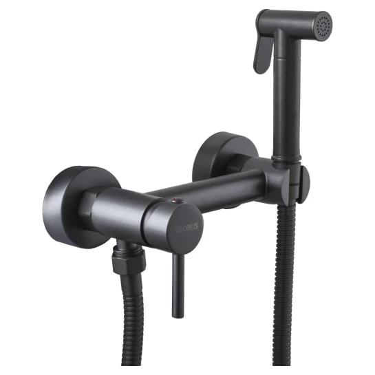 SHOP AKD::Змішувач гігієнічний Globus Lux GLN-6-106MIX графіт
