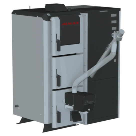 SHOP AKD::Котел твердопаливний ALMAX Class R-pel (КТHp) 15 кВт (пальник,шнек,бункер,котел)