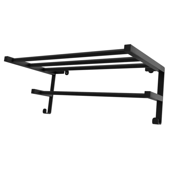 SHOP AKD::Полиця навісна HF HYGGE Sheffield s quare 520x284 black matt