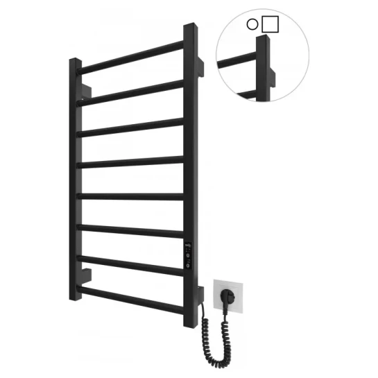 SHOP AKD::Рушникосушка електрична HF HYGGE LEEDS 770х530 чорний мат
