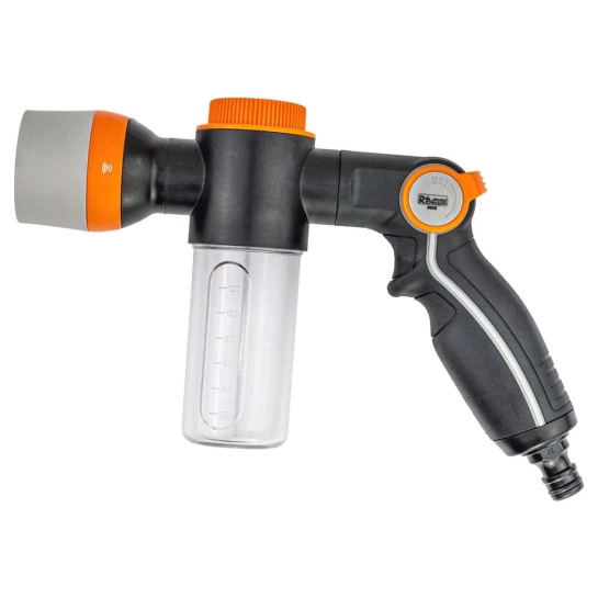 SHOP AKD::Пістолет для поливу пластик Richmann 4 функцій, з дозатором C0219