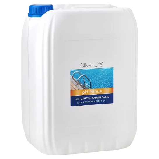 SHOP AKD::Засіб СВОД Silver Life для очищення чаші басейну рН Minus ,10 л