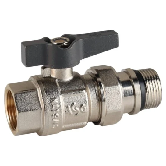SHOP AKD::Кран кульовий ASG+ 1" з американкою прямий, метелик