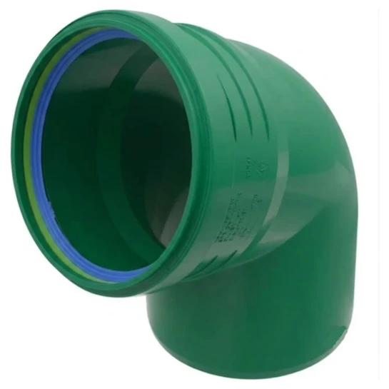 SHOP AKD::Коліно каналізаційне ASG R Line PP 110х67° зовнішнє (Зелене)