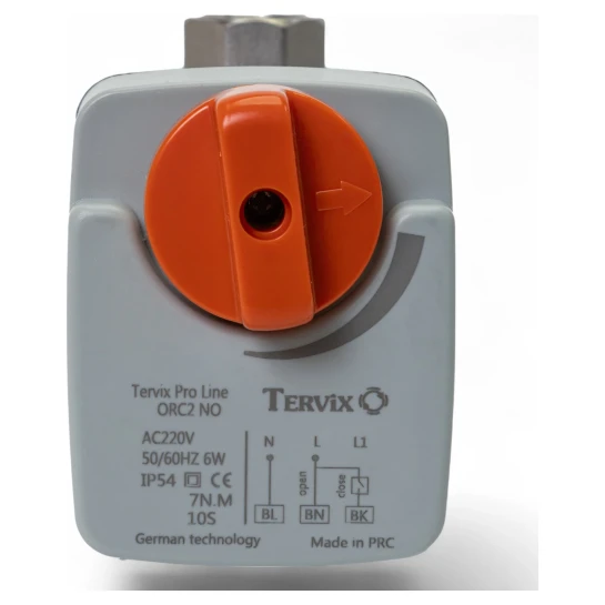 SHOP AKD::Клапан 2-ходовий н/в 1 1/2" DN40 з електроприводом Tervix Pro Line ORC2