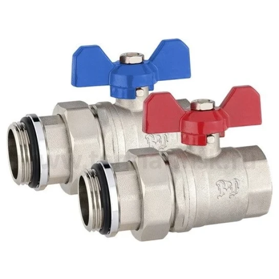 SHOP AKD::Кран кульовий напівзгон для колектора PROFACTOR 1"