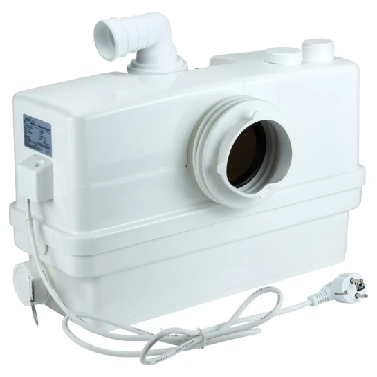 SHOP AKD::Станція каналізаційна LEO 3.0 0.6кВт Hmax 8.5м Qmax 110л/хв 3 входа + фронтальний вхід 90мм