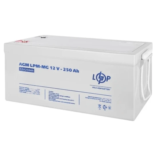 SHOP AKD::Акумуляторна батарея LOGIC POWER LPM-MG 12-250 AH мультигелевий