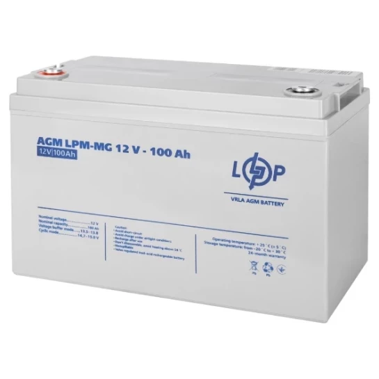 SHOP AKD::Акумуляторна батарея LOGIC POWER LPM-MG 12-100 AH мультигелевий