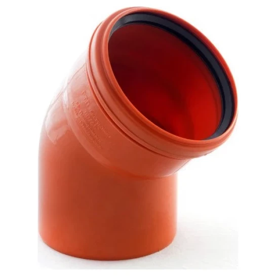 SHOP AKD::Коліно каналізаційне ПВХ VALROM 110х45° зовнішнє (40)