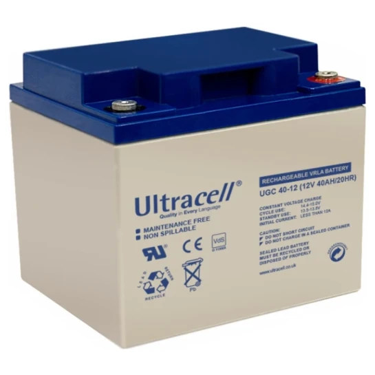 SHOP AKD::Акумуляторна батарея ULTRACELL UCG 40-12 GEL, 12V 40Ah