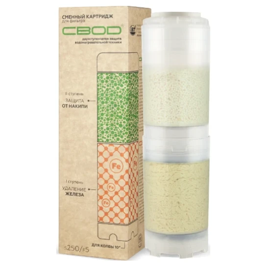 SHOP AKD::Змінний картридж до фільтру SVOD Знезалізнення + SVOD-AS S250/F5