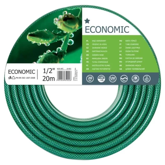 SHOP AKD::Шланг для поливу EVCI PLASTIK Economic 1/2 х 20м зелений
