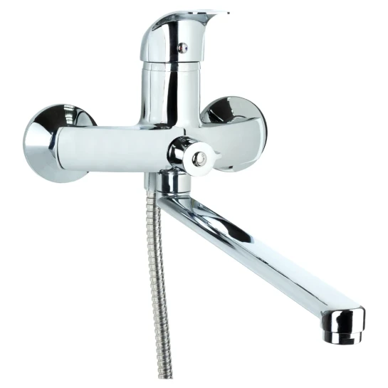 SHOP AKD::Змішувач для ванни TAU SD-2C243C гусак прямий 350мм