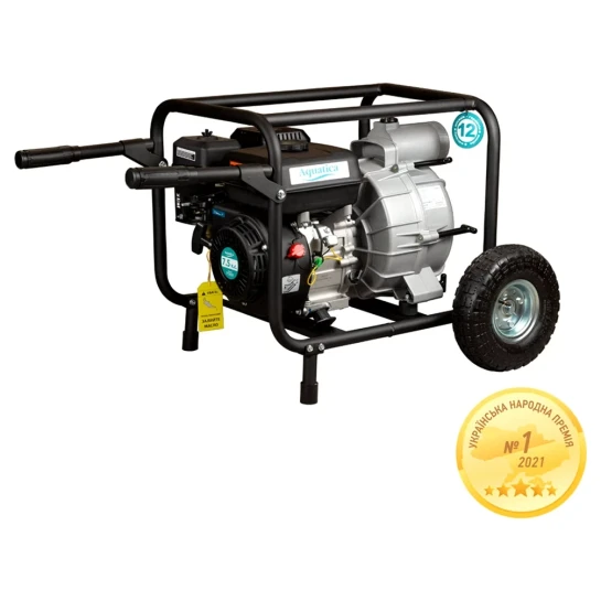 SHOP AKD::Мотопомпа AQUATICA 6.5л.с. Hmax 28м Qmax 50м³/ч (4-ех тактний) для брудної води