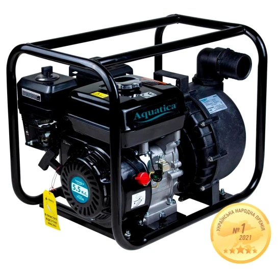 SHOP AKD::Мотопомпа AQUATICA 5.5л.с. Hmax 30м Qmax 38м³/ч (4-ех тактний)