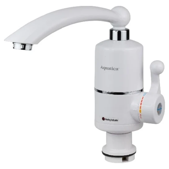 SHOP AKD::Кран водонагрівальний для кухні AQUATICA гусак прямий NZ-6B212W